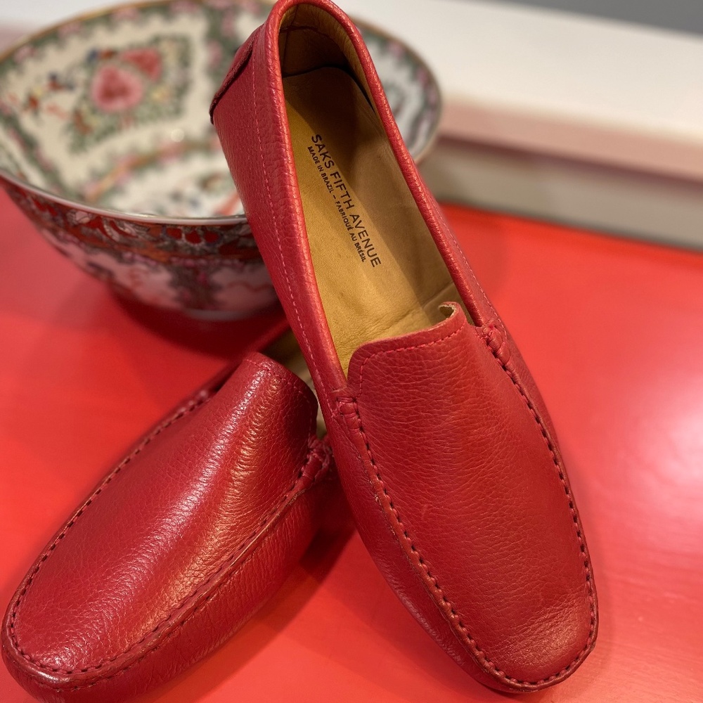 Saks Fifth Avenue Driver Loafers Size Women's Size 8.5 NEVER WORN